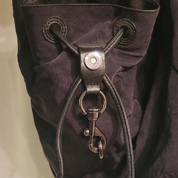 Rebecca Minkoff Pewter Chain-Trim Backpack - Picture 5 of 15